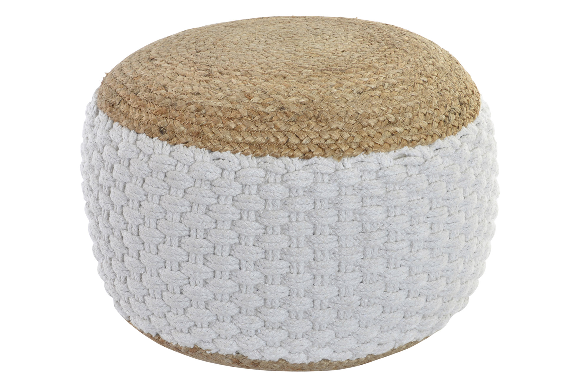 Puf redondo Boho chic