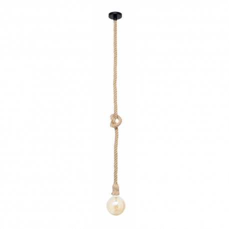 COLGANTE SOGA 1 LUZ CUERDA DE CAÑAMO