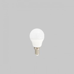 BOMBILLA LED ESFERICA 6W E14 3000K