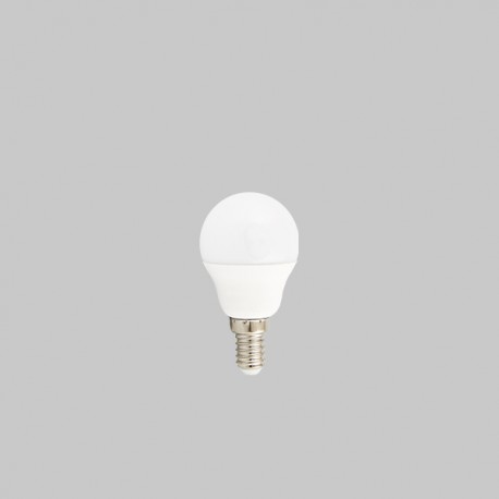 BOMBILLA LED ESFERICA 6W E14 3000K