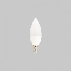 BOMBILLA LED VELA 6W E14 3000K