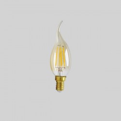 BOMBILLA FLAMA ORO LED 5W 2200K