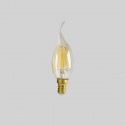 BOMBILLA FLAMA ORO LED 5W 2200K E14