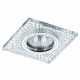 EMPOTRABLE CRISTAL CUADRADO CON LED AUXILIAR