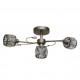 PLAFON 3 LUCES CRISTAL CUERO LIMA