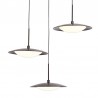 LAMPARA CAFÉ 3 LUCES LED REDONDA