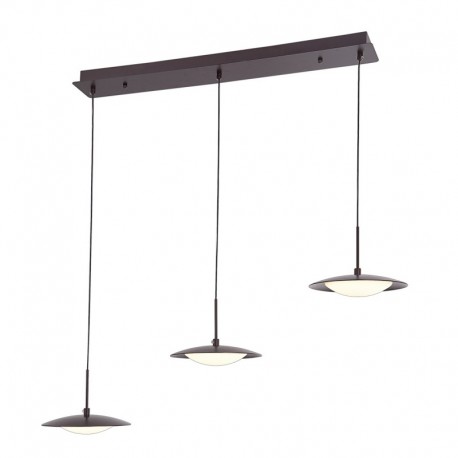 LAMPARA CAFÉ 3 LUCES LED ALARGADA