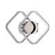 APLIQUE LED ROMBO DOBLE 24W CROMADO