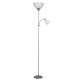 LAMPARA PIE BASIC PLATA