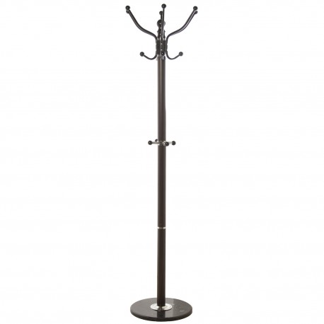 PERCHERO DE PIE METAL MARRON