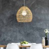 LAMPARA DE TECHO DE RATTAN 50 CM