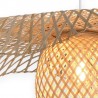 LAMPARA DE TECHO PALMA BAMBU 65 CM