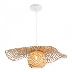 LAMPARA DE TECHO PALMA BAMBU 65 CM