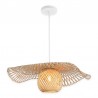 LAMPARA DE TECHO PALMA BAMBU 65 CM