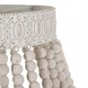 LAMPARA CUENTAS BLANCO ROZADO 49,30 CM