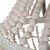 LAMPARA CUENTAS BLANCO ROZADO 49,30 CM