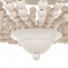 LAMPARA CUENTAS BLANCO ROZADO 49,30 CM