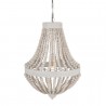 LAMPARA CUENTAS BLANCO ROZADO 49,30 CM