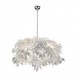 LAMPARA HOJAS BLANCAS LEAVY 70 cm