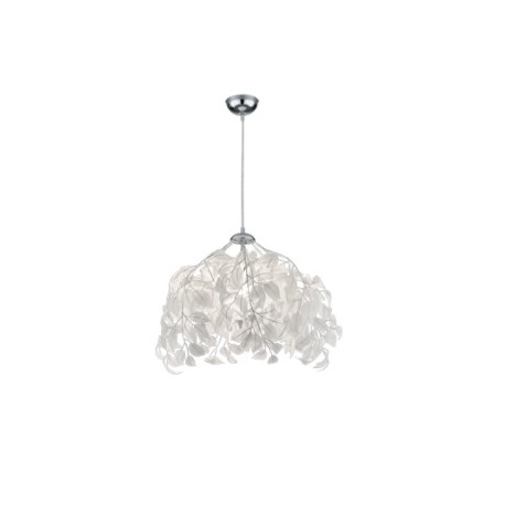 LAMPARA DE TECHO HOJAS BLANCAS LEAVY 38 cm