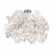 PLAFON HOJAS BLANCAS LEAVY 70 cm
