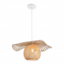 LAMPARA DE TECHO PALMA BAMBU 45 CM