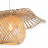 LAMPARA DE TECHO PALMA BAMBU 45 CM