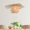 LAMPARA DE TECHO PALMA BAMBU 45 CM