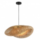 LAMPARA DE TECHO DE SOMBRERO BAMBU 45 CM