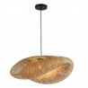 LAMPARA DE TECHO CON FORMA DE SOMBRERO BAMBU 45 CM