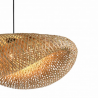 LAMPARA DE TECHO CON FORMA DE SOMBRERO BAMBU 45 CM