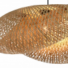 LAMPARA DE TECHO CON FORMA DE SOMBRERO BAMBU 45 CM