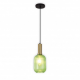 COLGANTE RETRO CRISTAL VERDE 13 CM