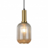 LAMPARA DE TECHO COLGANTE RETRO CRISTAL AMBAR