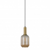LAMPARA DE TECHO COLGANTE RETRO CRISTAL AMBAR
