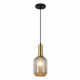 COLGANTE RETRO CRISTAL AMBAR 13 CM