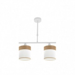 Lampara cloe 2 luces blanco natural 