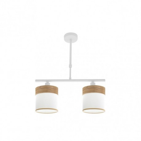 Lampara cloe 2 luces blanco natural 