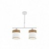 Lampara cloe 2 luces blanco natural 