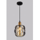 LÁMPARA DE TECHO COLGANTE CLÁSICA CIRCLE FORJA CRISTAL 1 LUZ