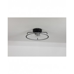 VENTILADOR DE TECHO GANTE NEGRO