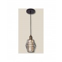 LAMPARA COLGANTE REJAS 1 L METAL