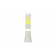 LAMPARA LAVA MINI AMARILLA BASE BLANCA 30 CM