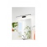 LÁMPARA DE PARED PARA ILUMINAR CUADRO O ESPEJO PANDELLA NEGRO 7.4W 40 CM, De luz neutra, es ideal para iluminar el espejo de un 