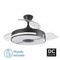 VENTILADOR CON ALTAVOZ TONDELA NEGRO 72W