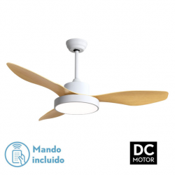 VENTILADOR HAYATE BLANCO HAYA barato de estilo nordico para salon o habitacion