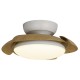 VENTILADOR DE TECHO SILENCIOSO CON LUZ ALOHA BLANCO MADERA