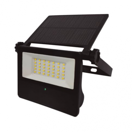 LAMPARA PARED EXTERIOR PROYECTOR SOLAR LED CON SENSOR 7W