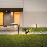 LAMPARA PARED EXTERIOR PROYECTOR SOLAR LED CON SENSOR 7W