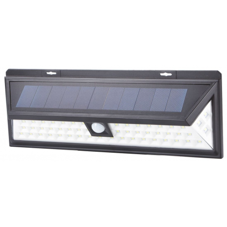 APLIQUE SOLAR LED 10W CON SENSOR CREPUSCULAR Y MOVIMIENTO